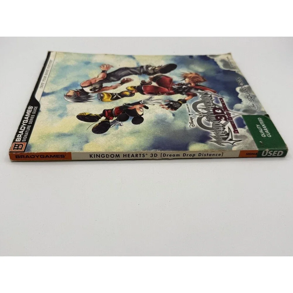 Kingdom Hearts 3D Dream Drop Distance BradyGames Strategy Guide Book Sora Riku
